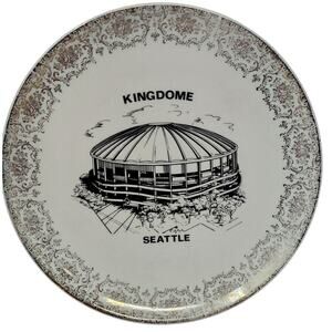 Seattle Kingdome Commemorative Plate